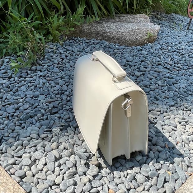 [HANDMADE] Minimal Accordion Leather BAG