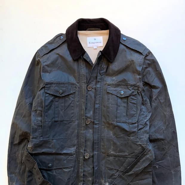 매킨토시 x 킹스맨 왁스 자켓