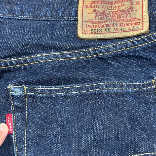 리바이스 54501 501Z XX 셀비지진 32
