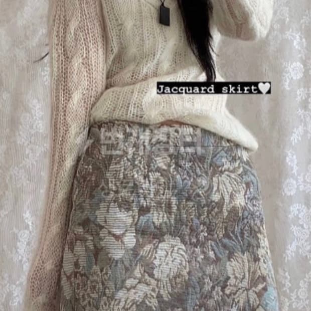 버터플라이 빈티지 고딕 갸루 스커트 치마 오리엔탈