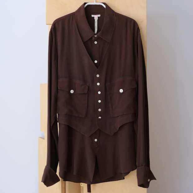 MASU Vest Layered Utility Shirt