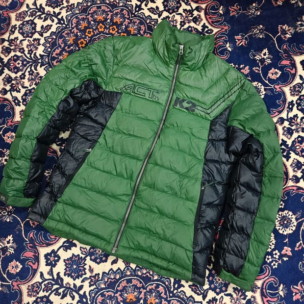 케이투(K2) ACT by K2 센터로고 거위털 경량패딩 100