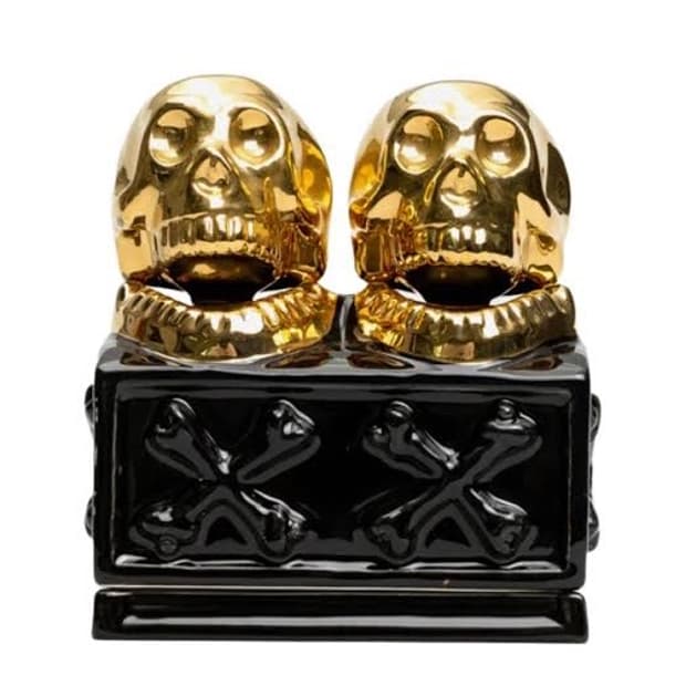 네이버후드 23SS 듀얼스컬 인센스챔버 블랙/골드 F