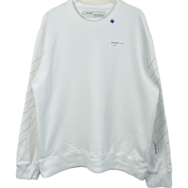 [XXL] 오프화이트 19FW 다이애거널 맨투맨