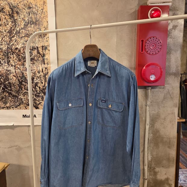 90'S 리 데님셔츠 