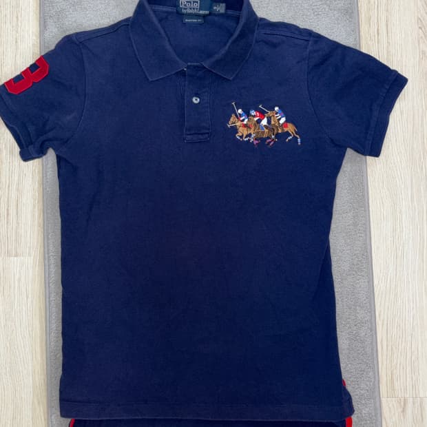 [S급] 폴로 트리플포니 카라티 네이비 S