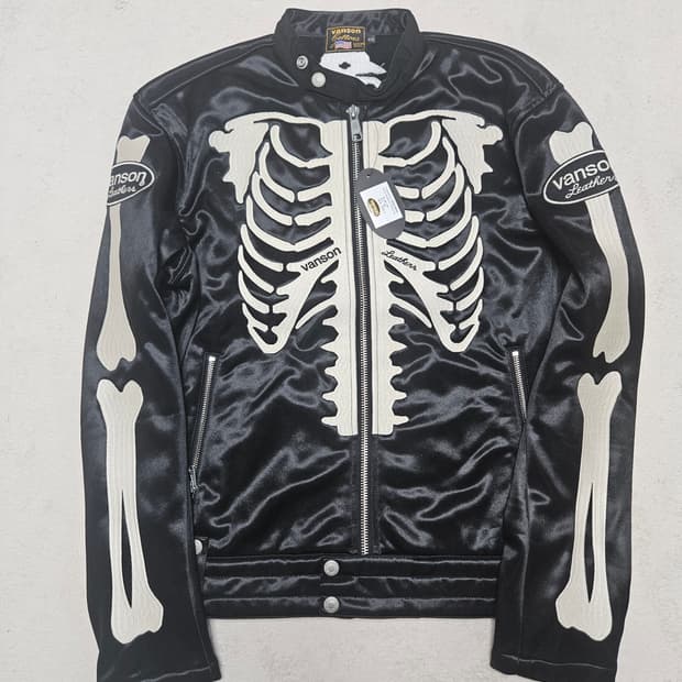 [XXL] 밴슨 레더 본 자켓