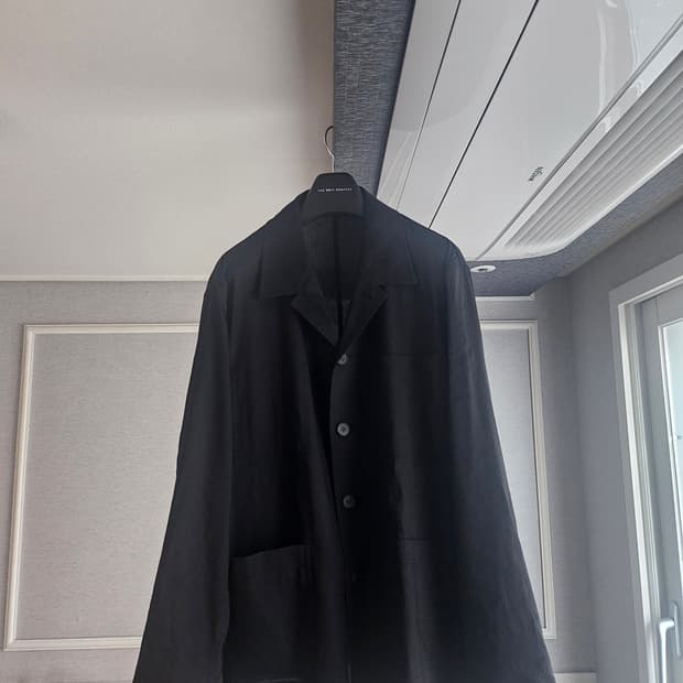 [거의 새것] 솔리드옴므 린넨 셔츠 남방 자켓 48