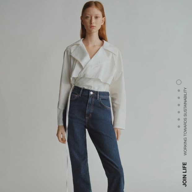 자라 라펠 포플린 셔츠