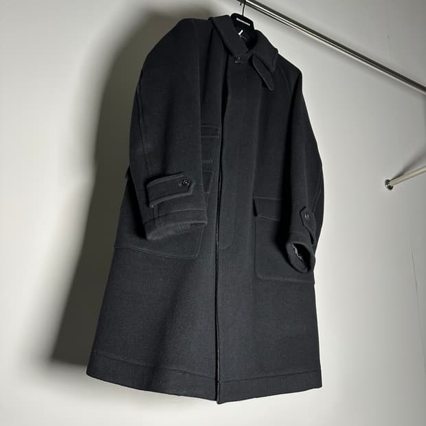 캡틴 선샤인 트래블러 코트 탑 블랙