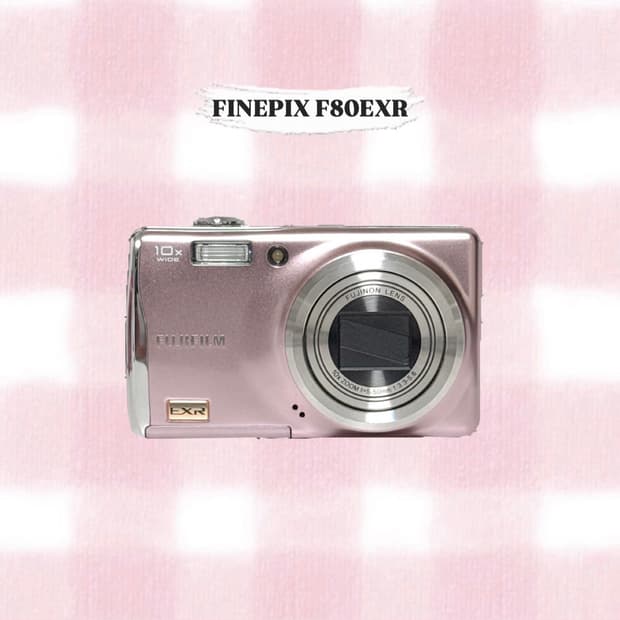 후지필름 파인픽스 F80EXR 핑크 빈티지디카