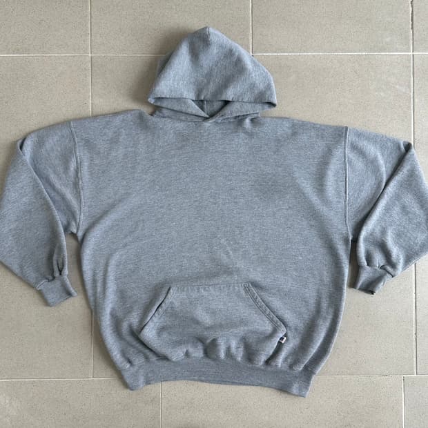 90s 빈티지 러셀 후드 그레이 XXL USA