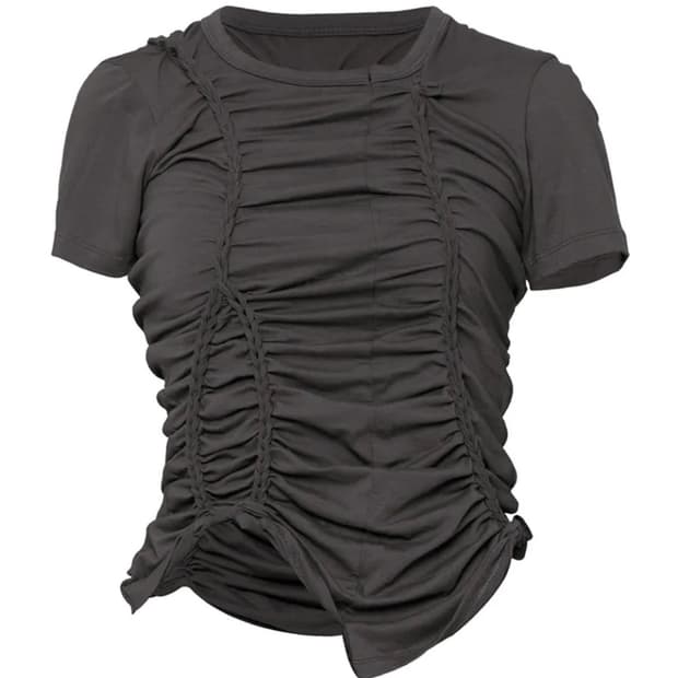플레어업 트위스트 티셔츠 Handmade Twisted T-Shirt