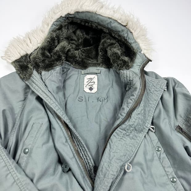 80s 오리지널 미군 N3B 익스트림 콜드 웨더 파카 XL