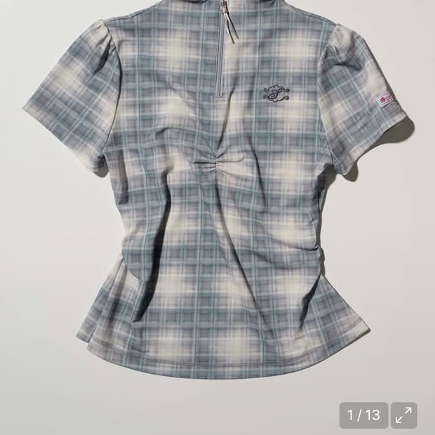 스컬프터 Geek Half Zip-Up Blue Gray 하프집업