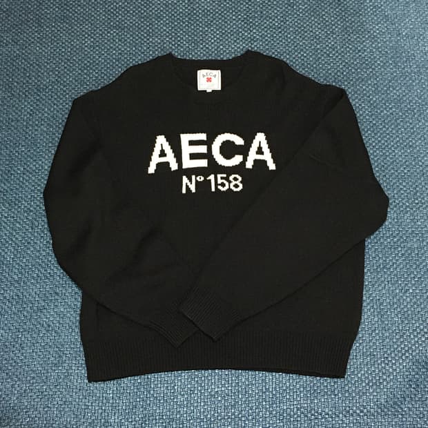 에이카 화이트 니트