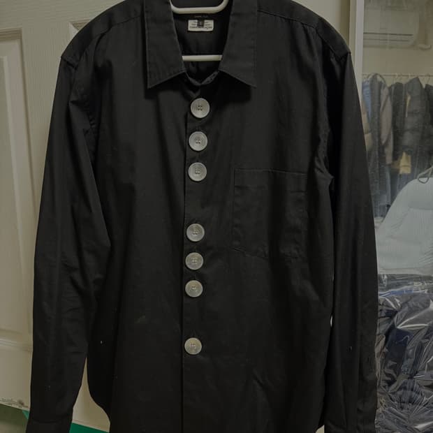 꼼데 가르송 옴므 플러스 빅 버튼 셔츠 s