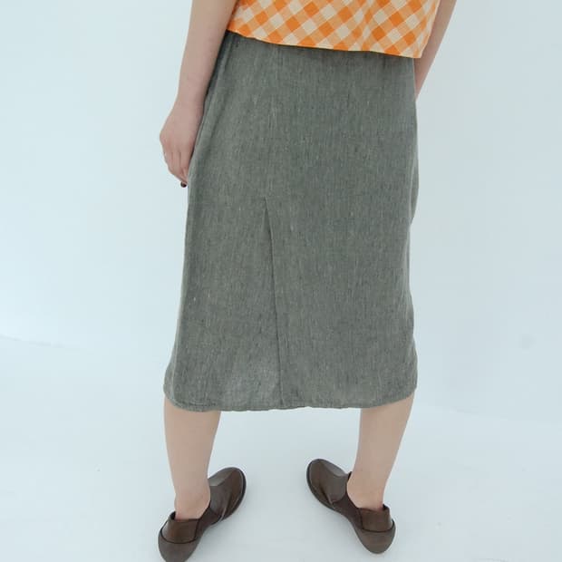Agnes b linen skirt