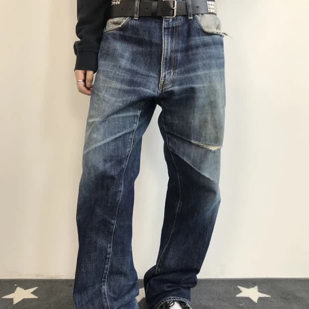 00's Stussy Rough & Rugged Denim Pants