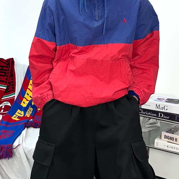 폴로 랄프로렌 80s 클래식 아노락 자켓 M