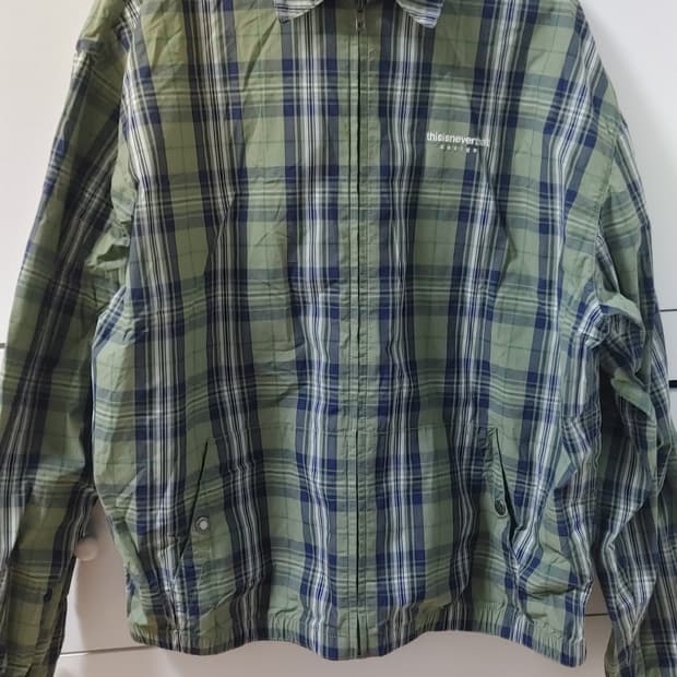 디스이즈네버댓 코듀라 체크 자켓 M