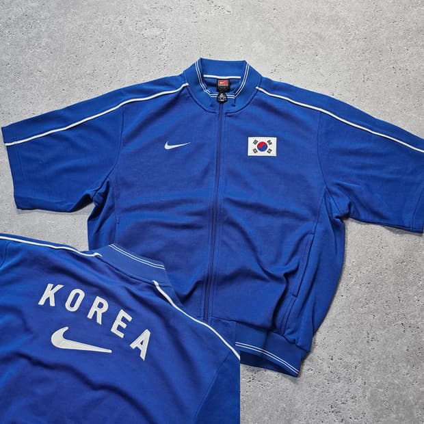 새상품🔥나이키 대한민국 국대 98-00 트레이닝 져지 반팔 자켓
