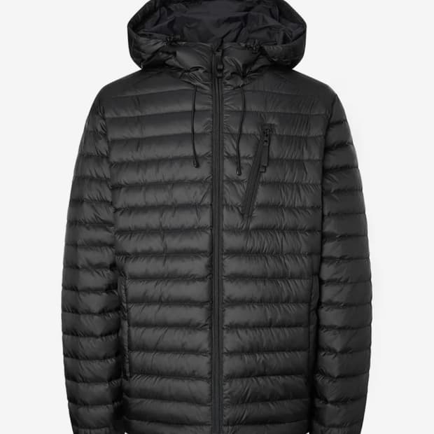 새상품 헤지스 구스 다운 경량패딩