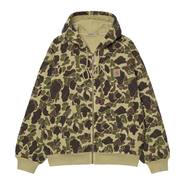칼하트 비스타 퀼티드 스웻 자켓 카모