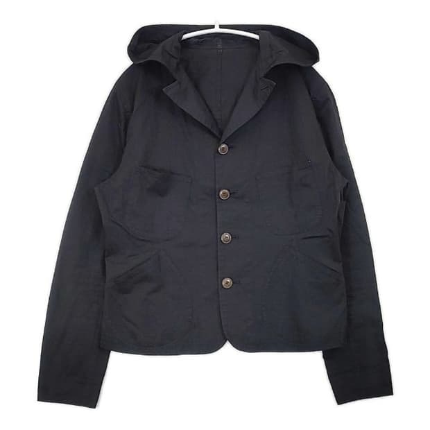 y’s yohji hooded button blazer