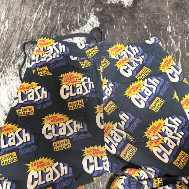 히스테릭 글래머 4포켓 clash 스웻팬츠 S
