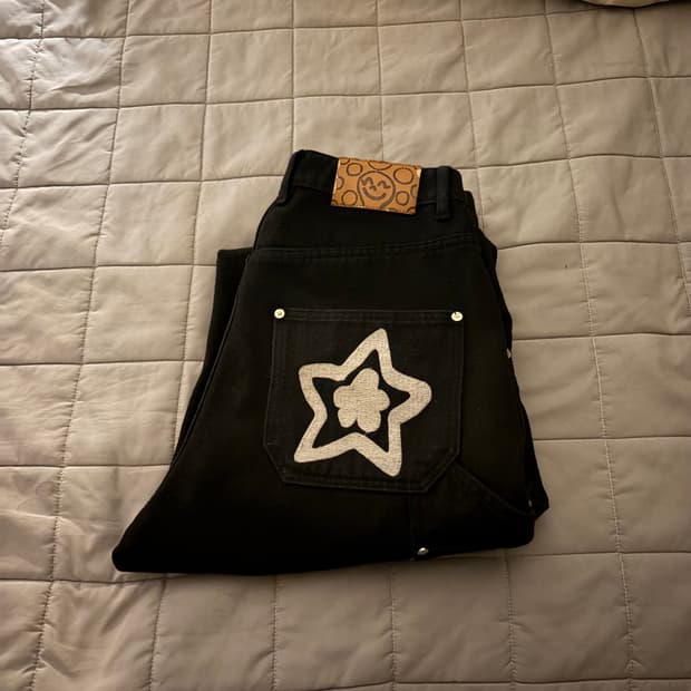 스타팀 더블니 팬츠