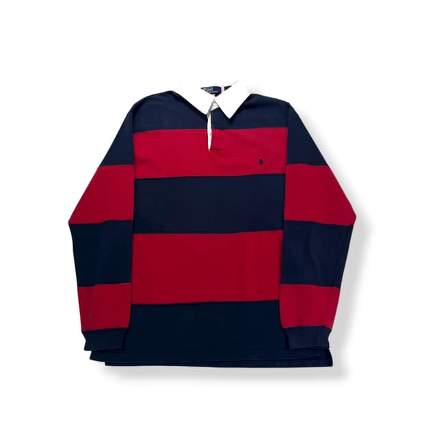 100 폴로랄프로렌 스트라이프 럭비티