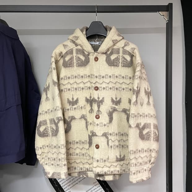 ARTEsania INDIgena 울 네이티브 패턴 자켓