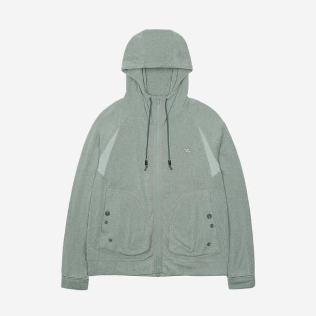 Sansan Gear Kapas Knit Zip-Up Mint 1