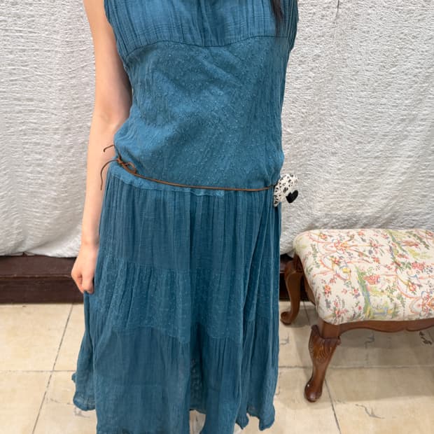 Ocean Mist Tiered Dress