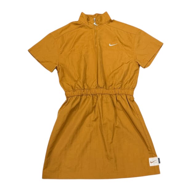나이키 스포츠 우먼 우븐 원피스 머스타드 L