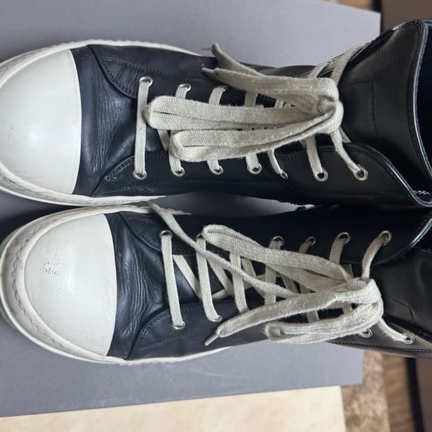 23FW 릭오웬스 라몬즈 하이 LPO 43 (RU02C7890)