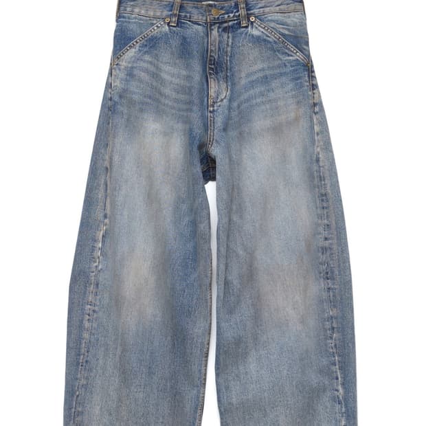 (5, XL) 해칭룸 와이드 커브진 페이디드 블루