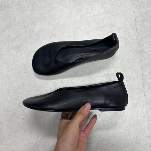 질샌더 발레 플랫슈즈