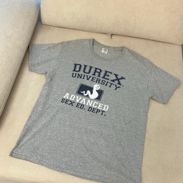 Durex sex T shirts