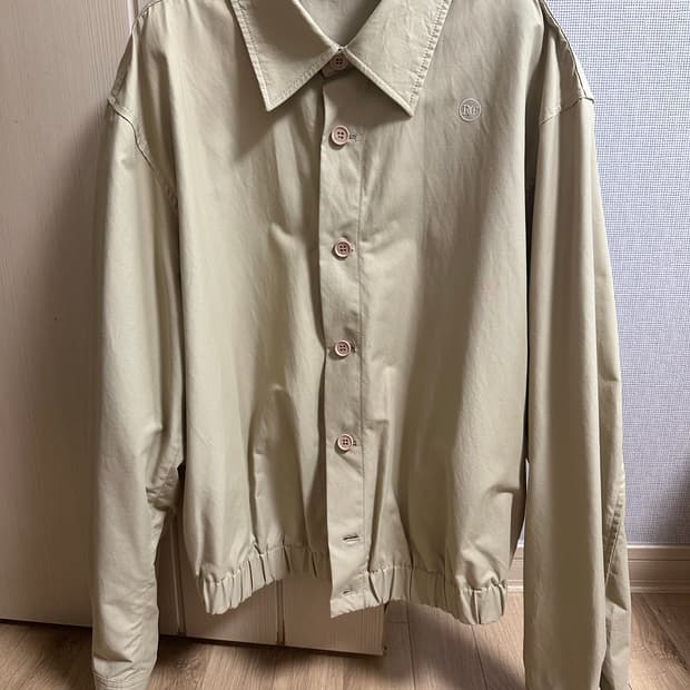 렉토 오버핏 테니스 셔츠 블루종 m