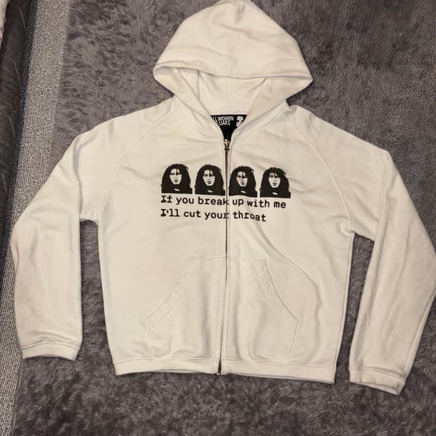 Sexphobia White hoodedzip