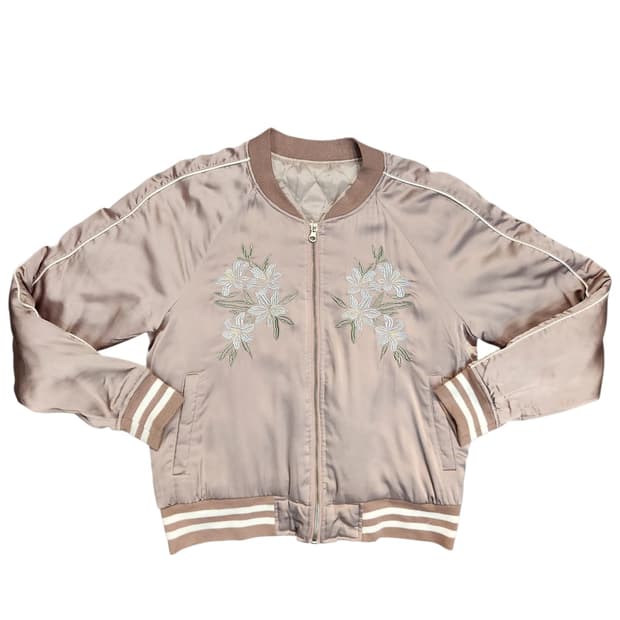 Riche glamour 플라워 자수 스카잔 M