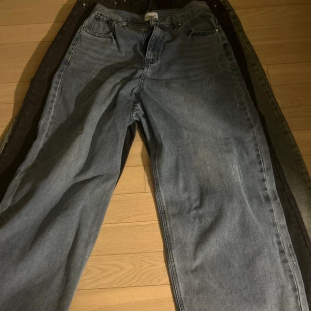 무신사 플루미네이트 데님팬츠 M