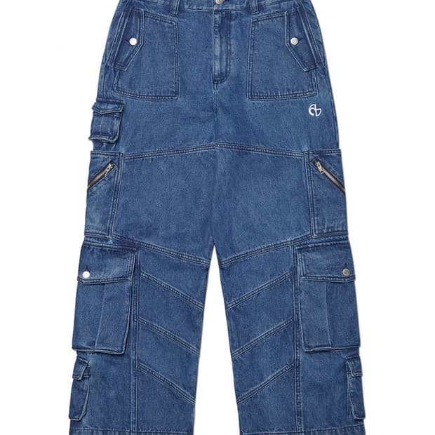 노매뉴얼 카고 데님팬츠