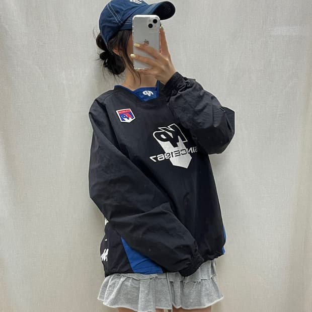 카파 긴팔 우븐 져지/웜업/#3583