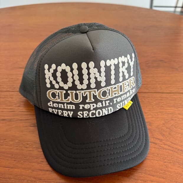 캐피탈 컨트리 트러커캡 그레이/블랙