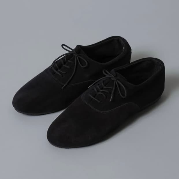 10 BEAMS CROWN 스웨이드 옥스포드 발레 슈즈