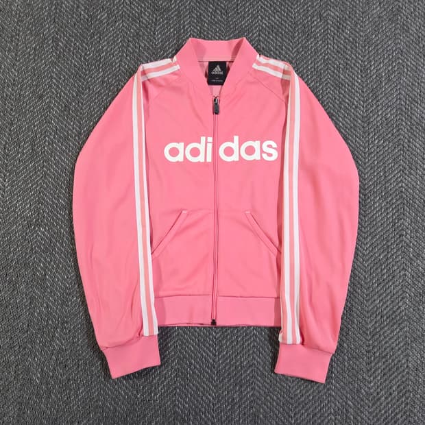 아디다스 흰핑 핑크 트랙탑 져지
