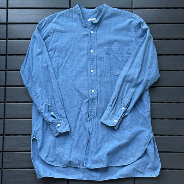 코모리 Betashan Band Collar Shirt 1사이즈